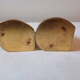 Pair of Gilded Resin Wall Mounted Stools