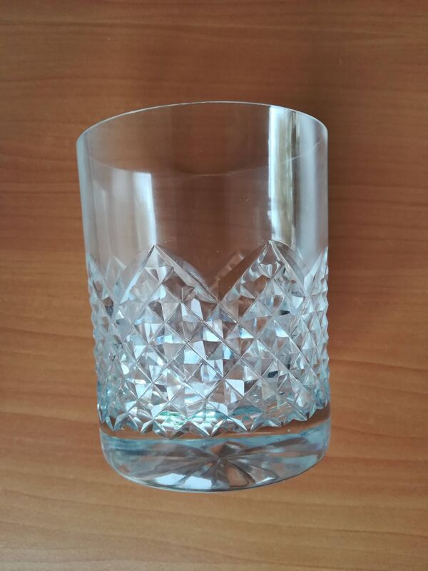 Verres à whisky cristal taillé