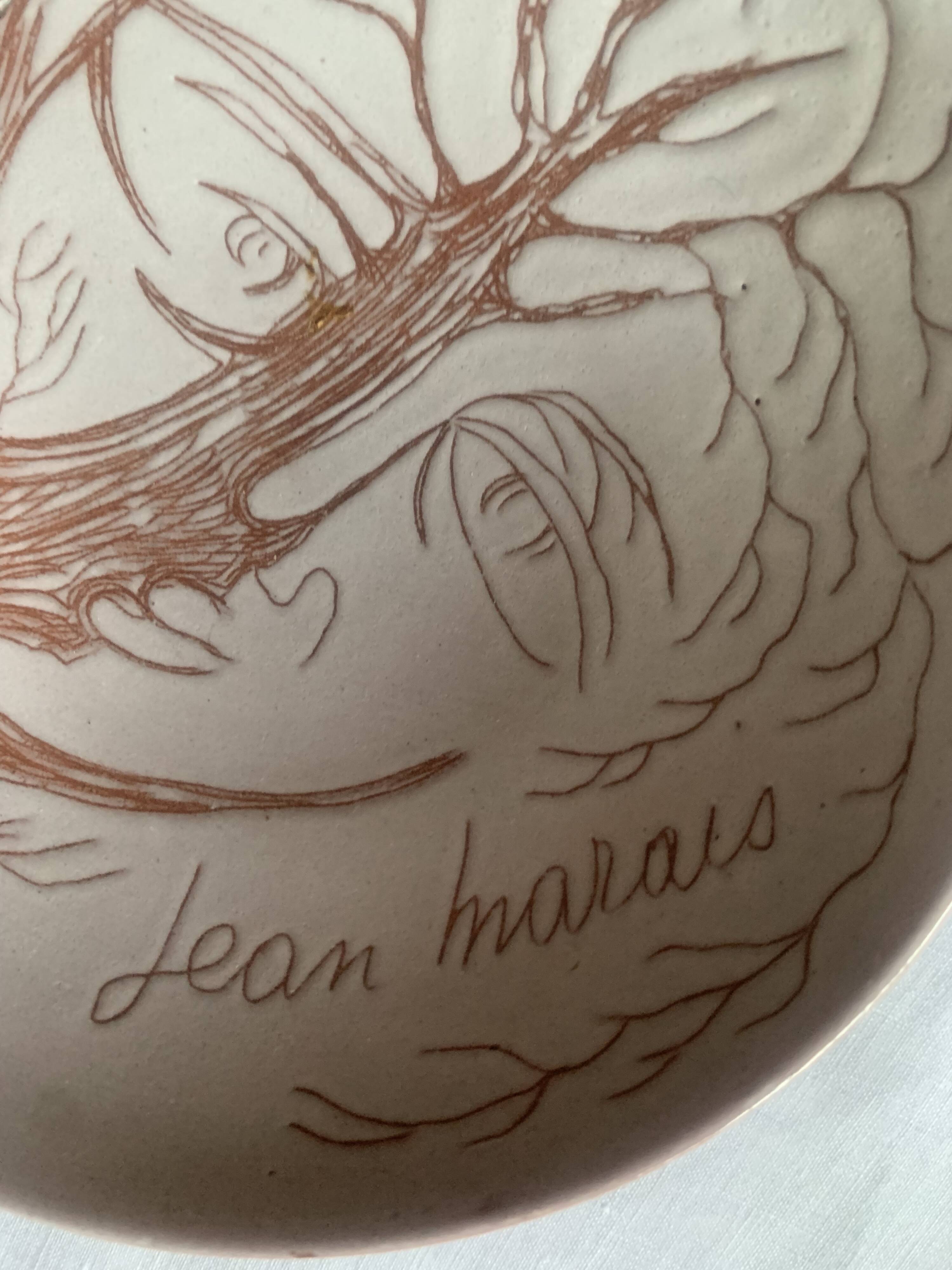 Cup signed Jean Marais (1913-1998)