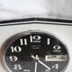 Vintage wall clock clock in formica featured transistor