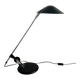 Lampe vintage postmoderne Aluminor noir et argenté