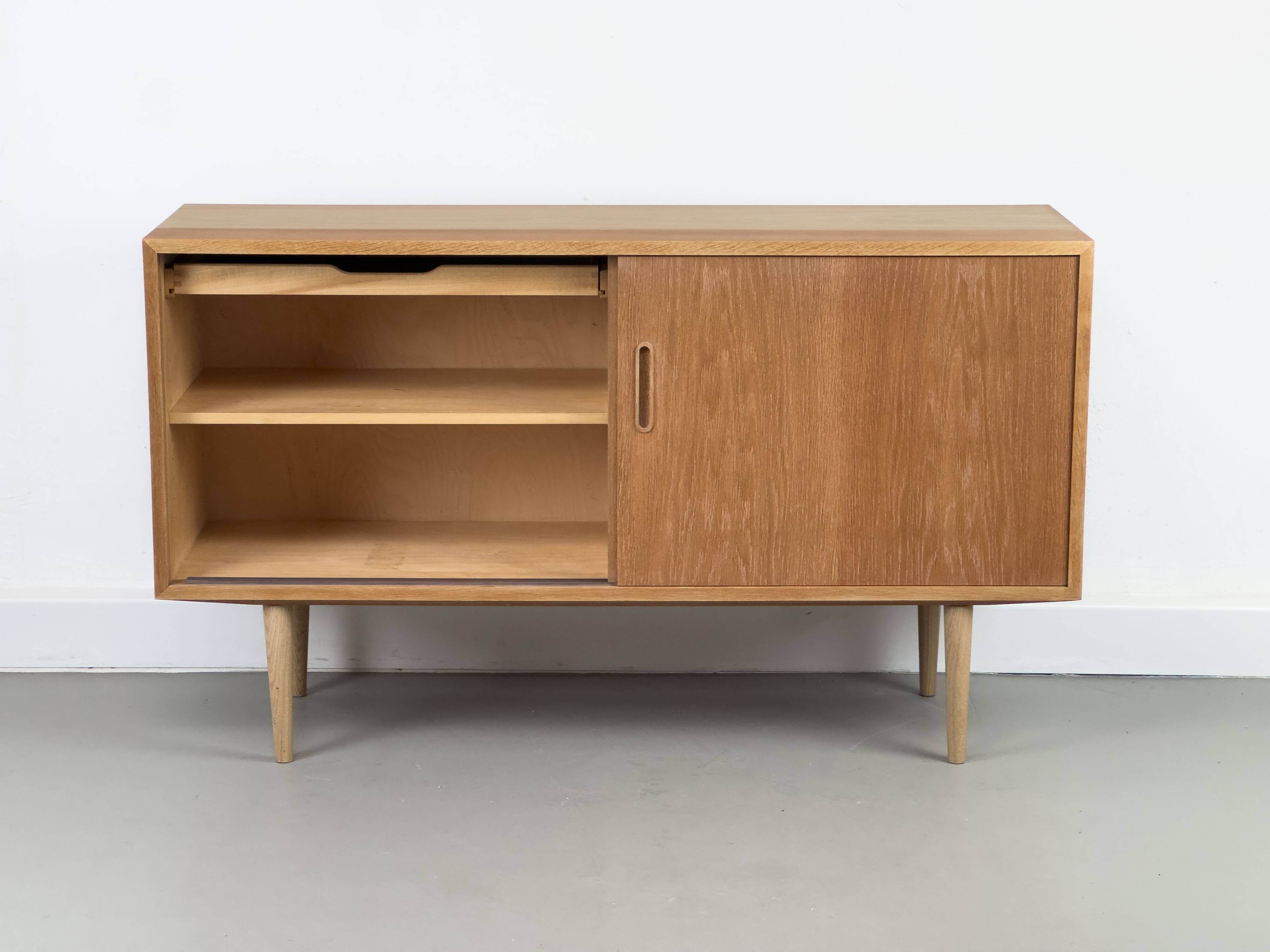 Danish Oak Sideboard by Carlo Jensen for Hundevad & Co., 1960s