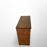 Buffet/crédence Art déco italien en noyer, années 1940