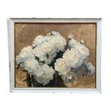Tableau de pivoines