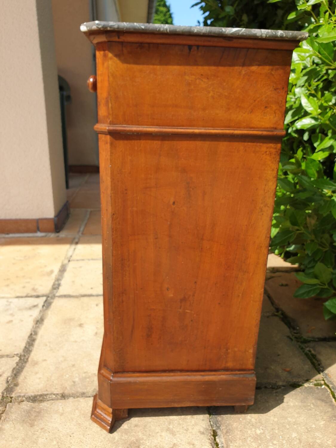 Table de chevet noyer