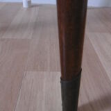 Chair in white leatherette of 60-70 years