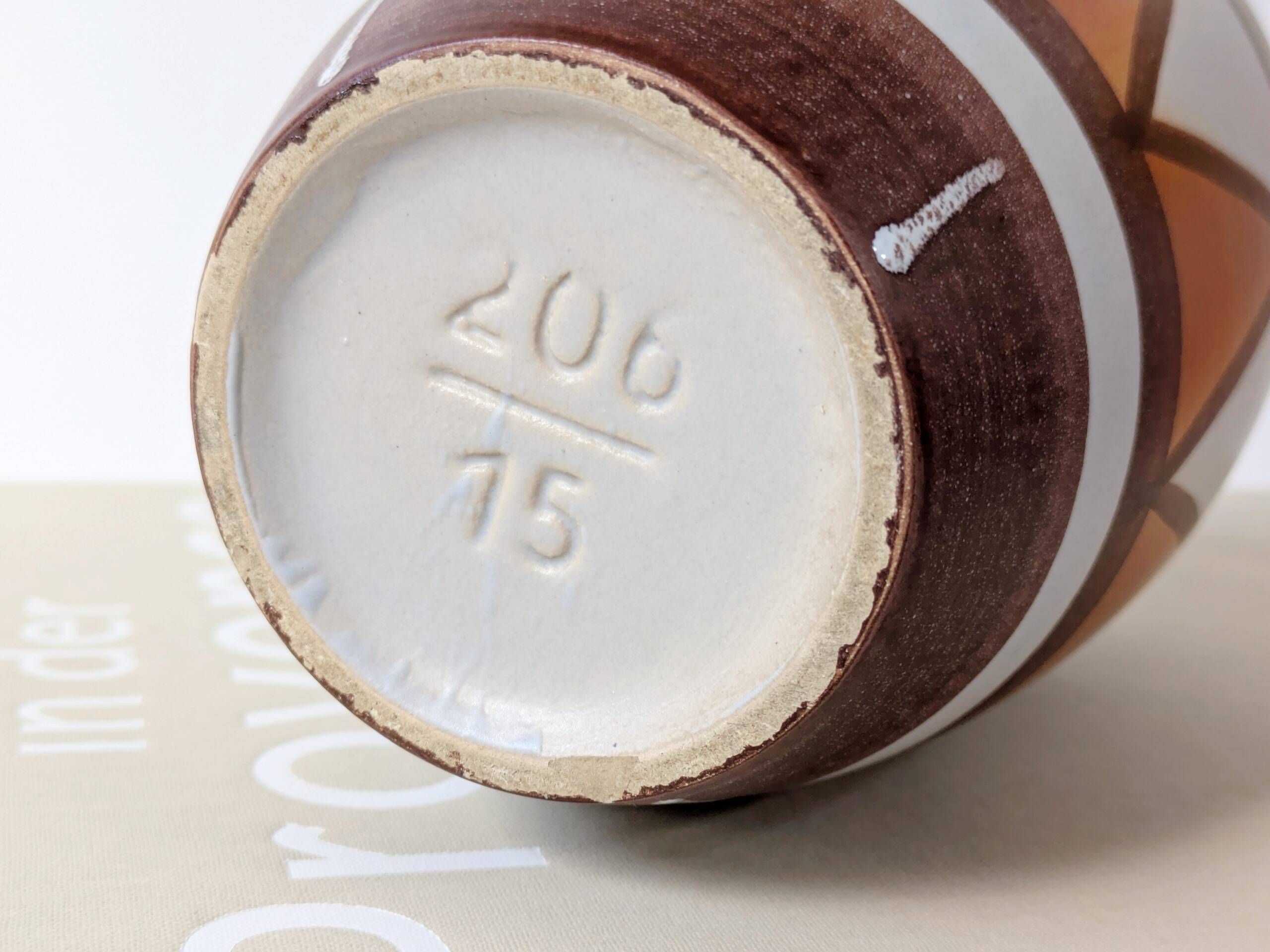 Ceramic vase from the 1960s, Ilkra, West Germany