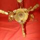 pair of bronze candelabra with 4 candle holders from the late 19th century