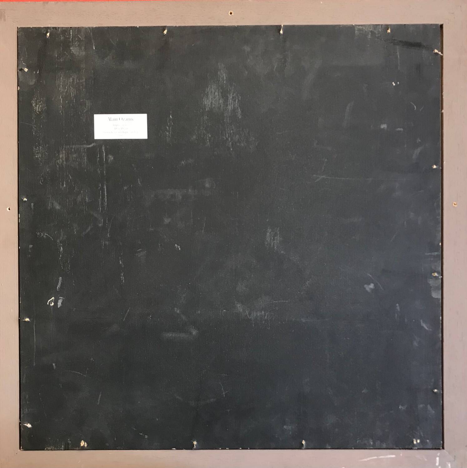 Alain ozanne, contemporary artist. still life. acrylic and gouache.