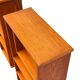 Two vintage asymmetrical storage units