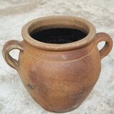 Antique French grespot confit pot