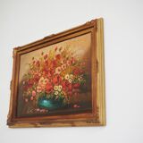Floral arrangement painted by Lina Rossi, 1930s