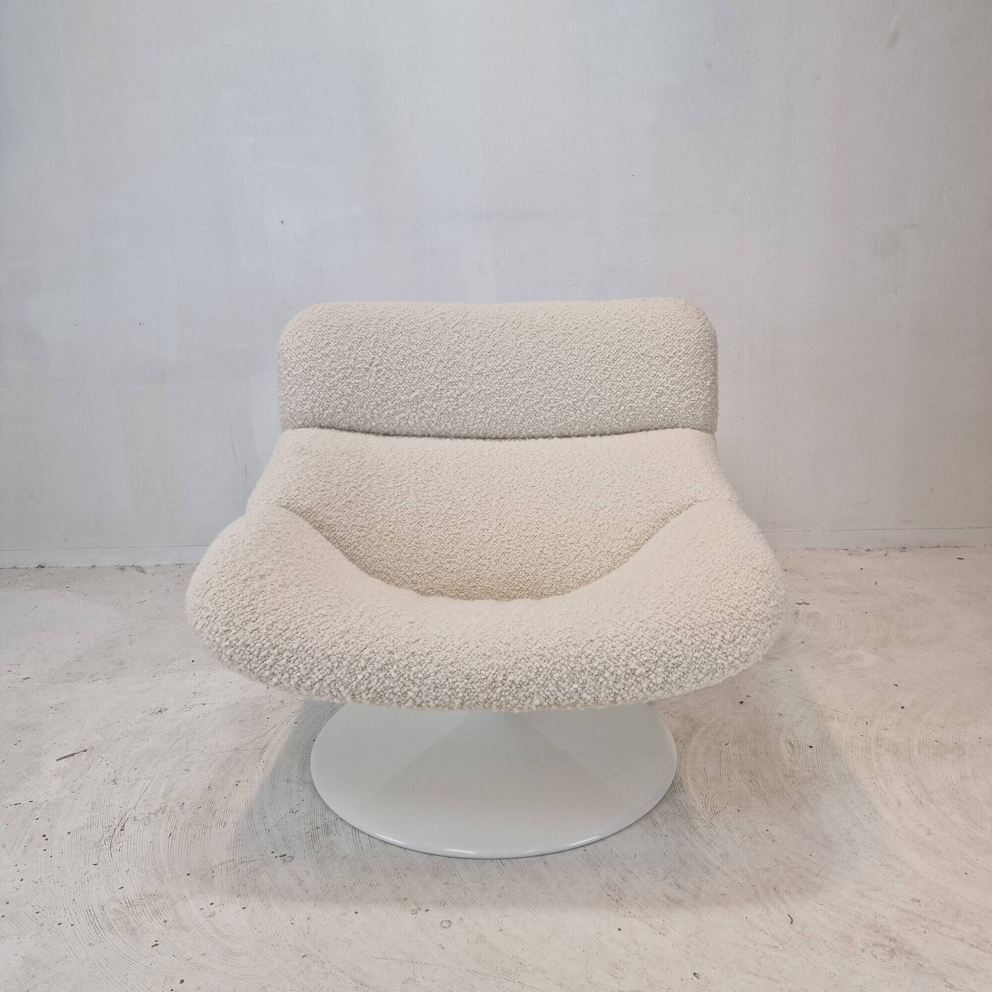F518 Lounge Chair with Ottoman by Geoffrey Harcourt for Artifort, 1970s