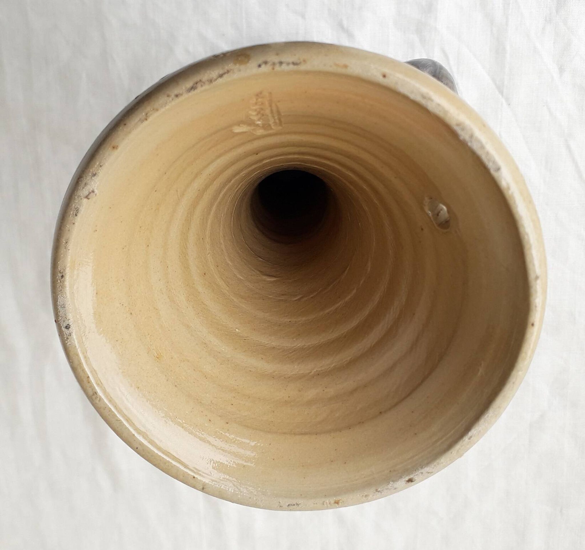 Belgian stoneware candlestick