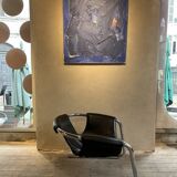 Pair of Orbita leather armchairs by Duncan & Dave Dickinson