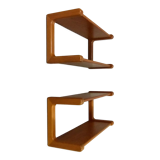 Dyrlund teak wall book shelves Denmark 1960’s