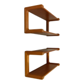 Dyrlund teak wall book shelves Denmark 1960’s