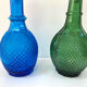 Italian carafe Empoli from the 1960s - Glass with diamond points.