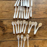 Set of 16 tapas forks and 14 scoops of sorbet