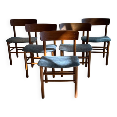 Chaises scandinaves vintage en teck