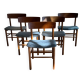 Chaises scandinaves vintage en teck