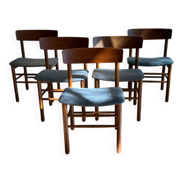 Chaises scandinaves vintage en teck