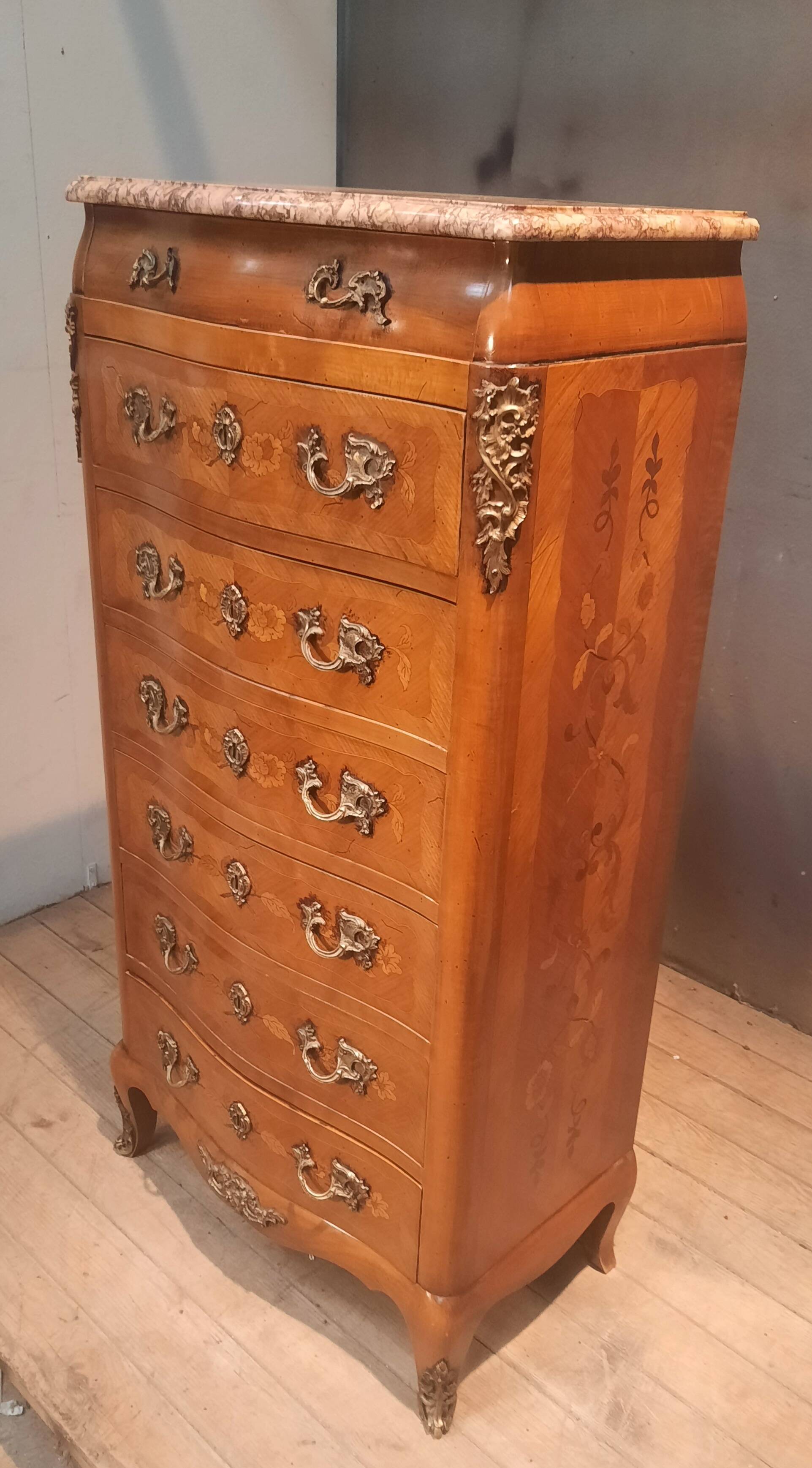 Louis XV style marquetry week planner