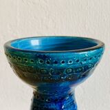 Bougeoir / Vintage Candle Holder Rimini Blue by Bitossi, 1950s