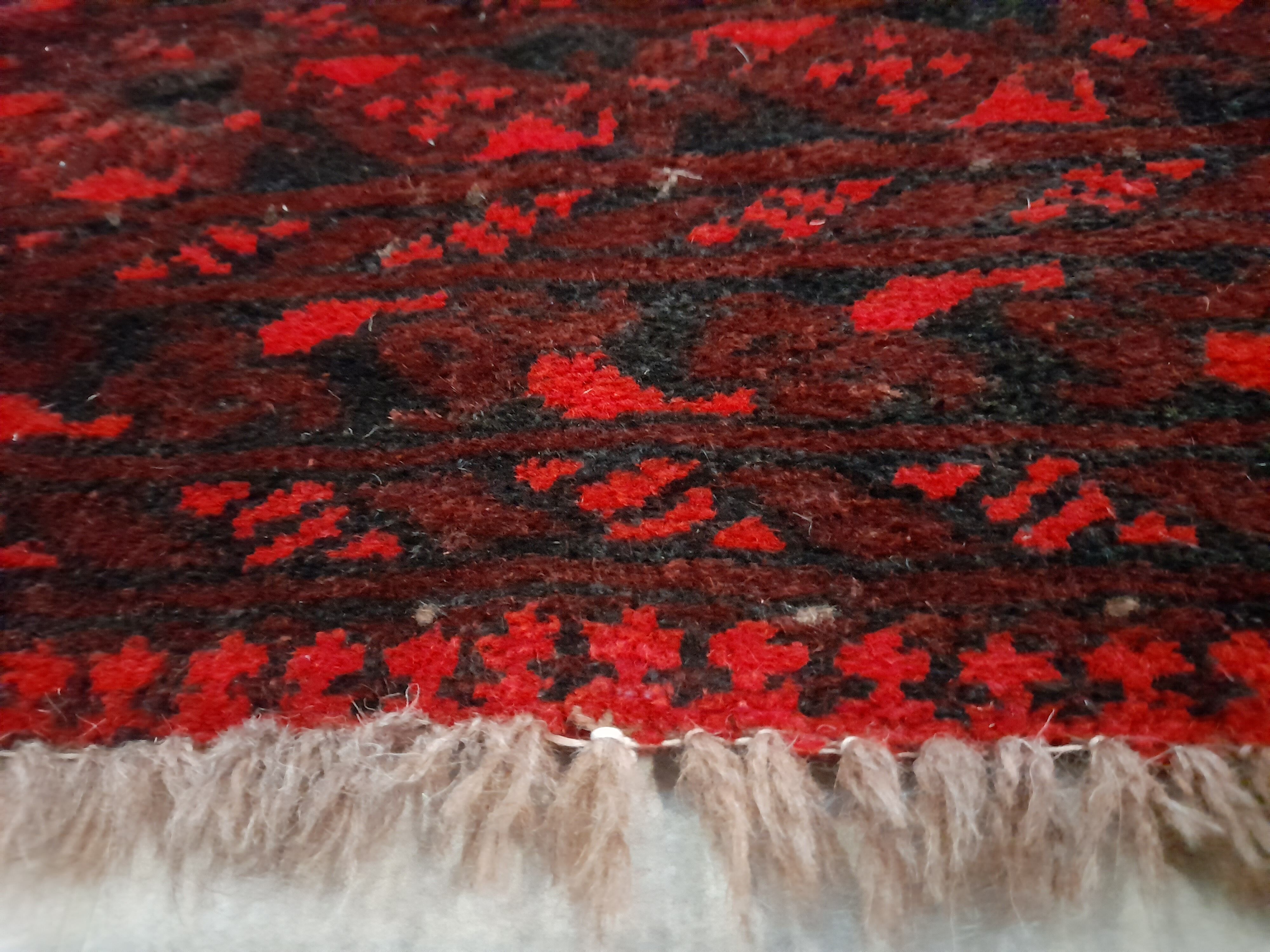 Tapis Bokhara noué main 197x262cm