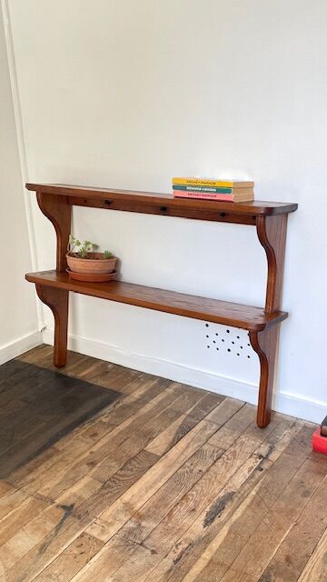 VINTAGE Solid Oak SHELF