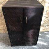 Old Hifi Furniture Vinyl Wood Veneer + Vintage Audio Interior Drawers