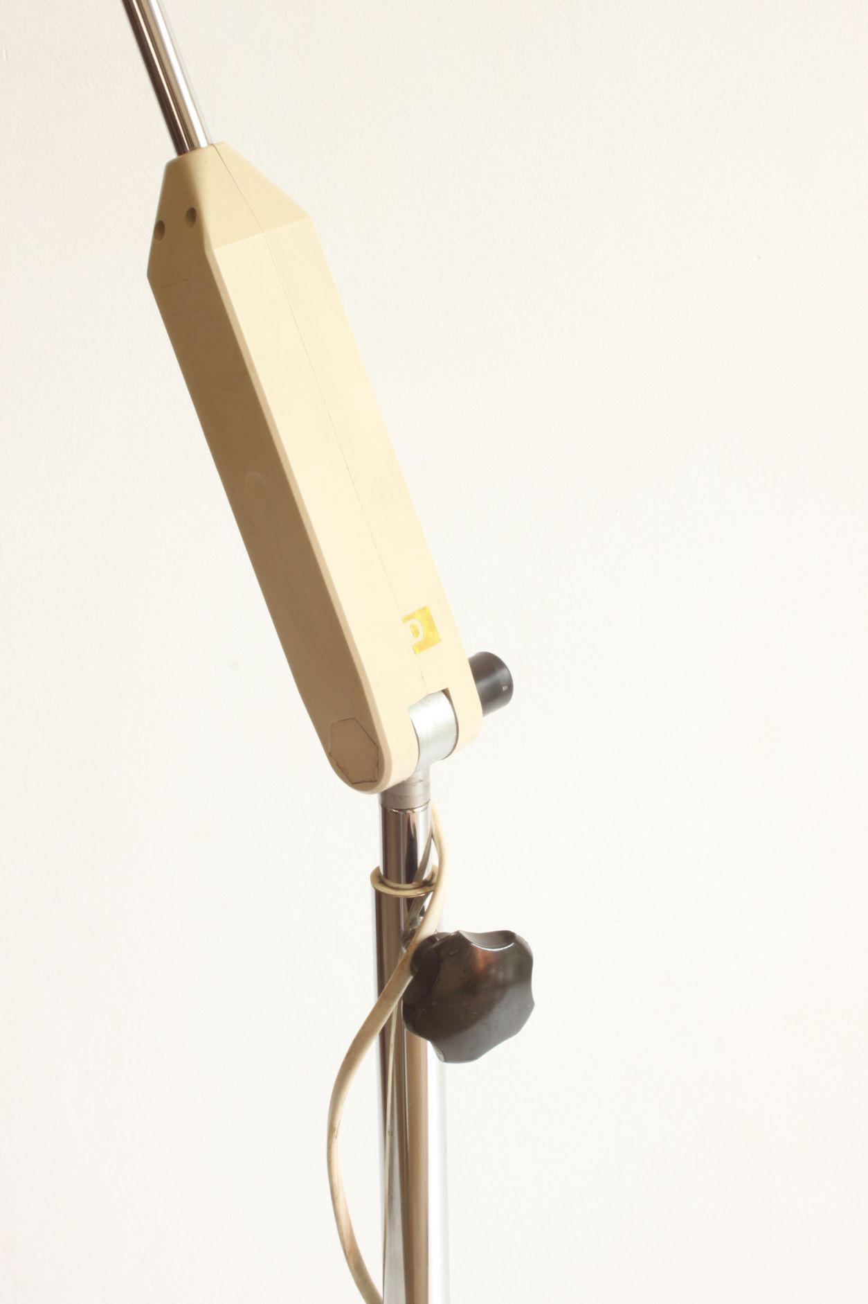 Vintage adjustable chrome medical precision light by Derungs Licht, Switzerland 1980s.