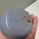 Small gorgeous vase in bluish colours/shades. Netherlands 1970s