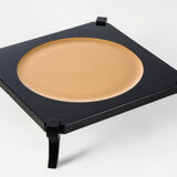 Handcrafted square tray in solid greek walnut
