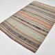 Red & Green Striped Kilim Rug, 130x205Cm