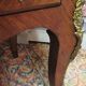 Showcase bronze Louis XV decorated with marquetry veneer