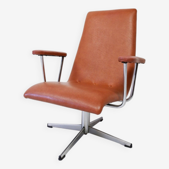 Fauteuil pivotant Goldsiegel années 1970