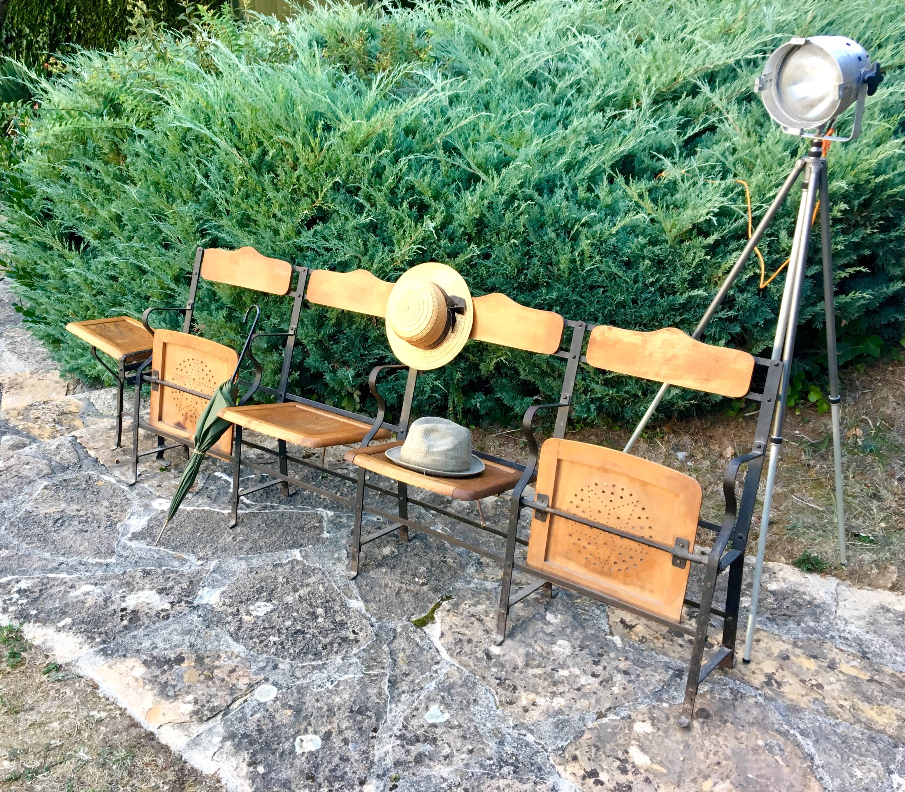 Fauteuils de cinéma 1920 5 places