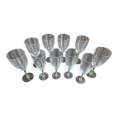 Lot de verres Lalique en cristal modèle Alix