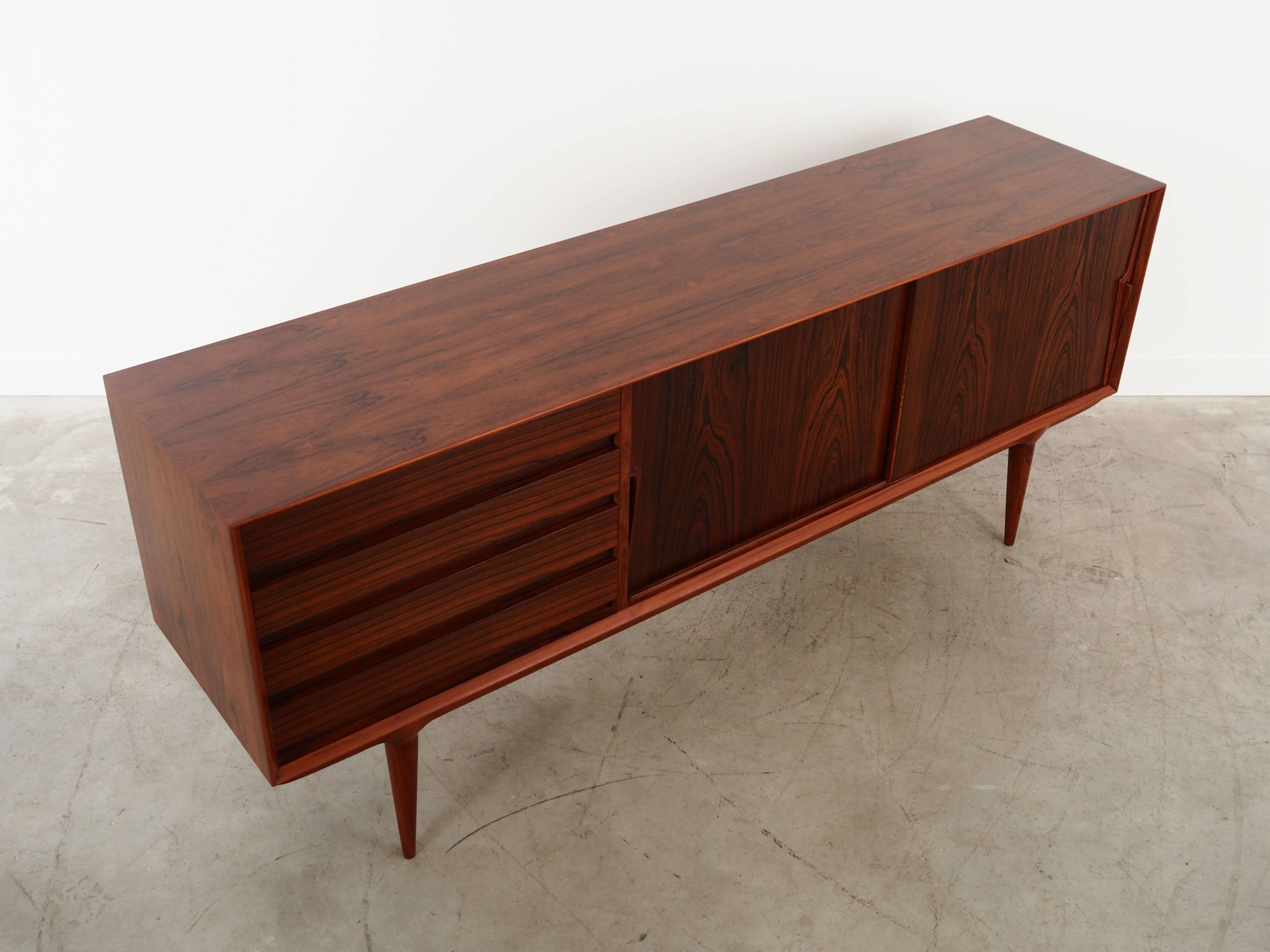 Rosewood sideboard, Danish design, 1970s, manufactured by Omann Jun