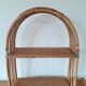 Rattan wall shelf