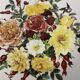 Franklin Mint Golden Aura decorative plate, porcelain