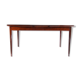 Table à manger danoise en bois de rose, années 1950