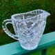 Hand-cut crystal cream jug - Vintage charm