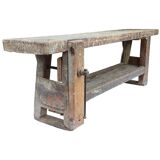 Wooden workbench xxl industrial character welder weathered 251cm