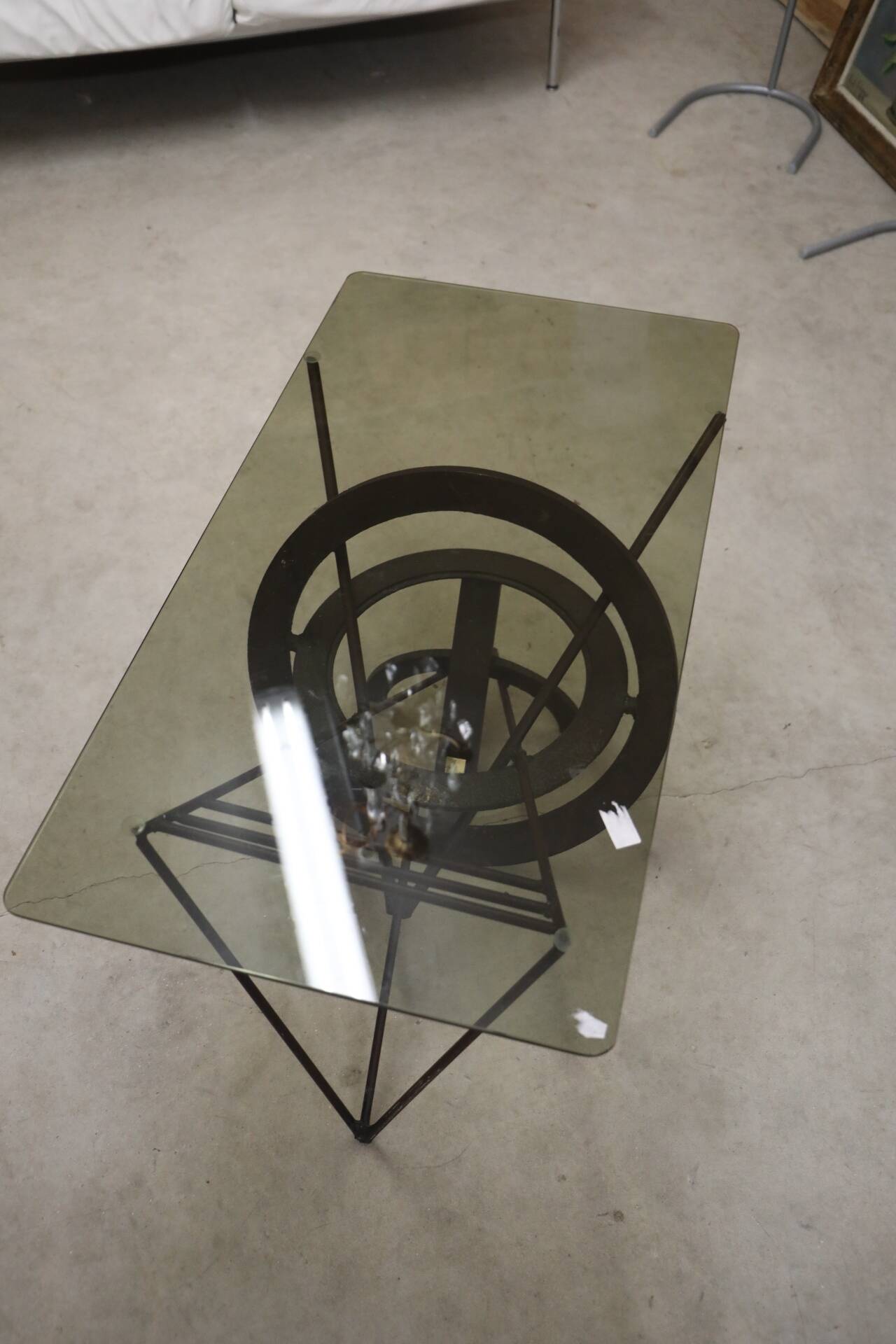 Industrial design coffee table