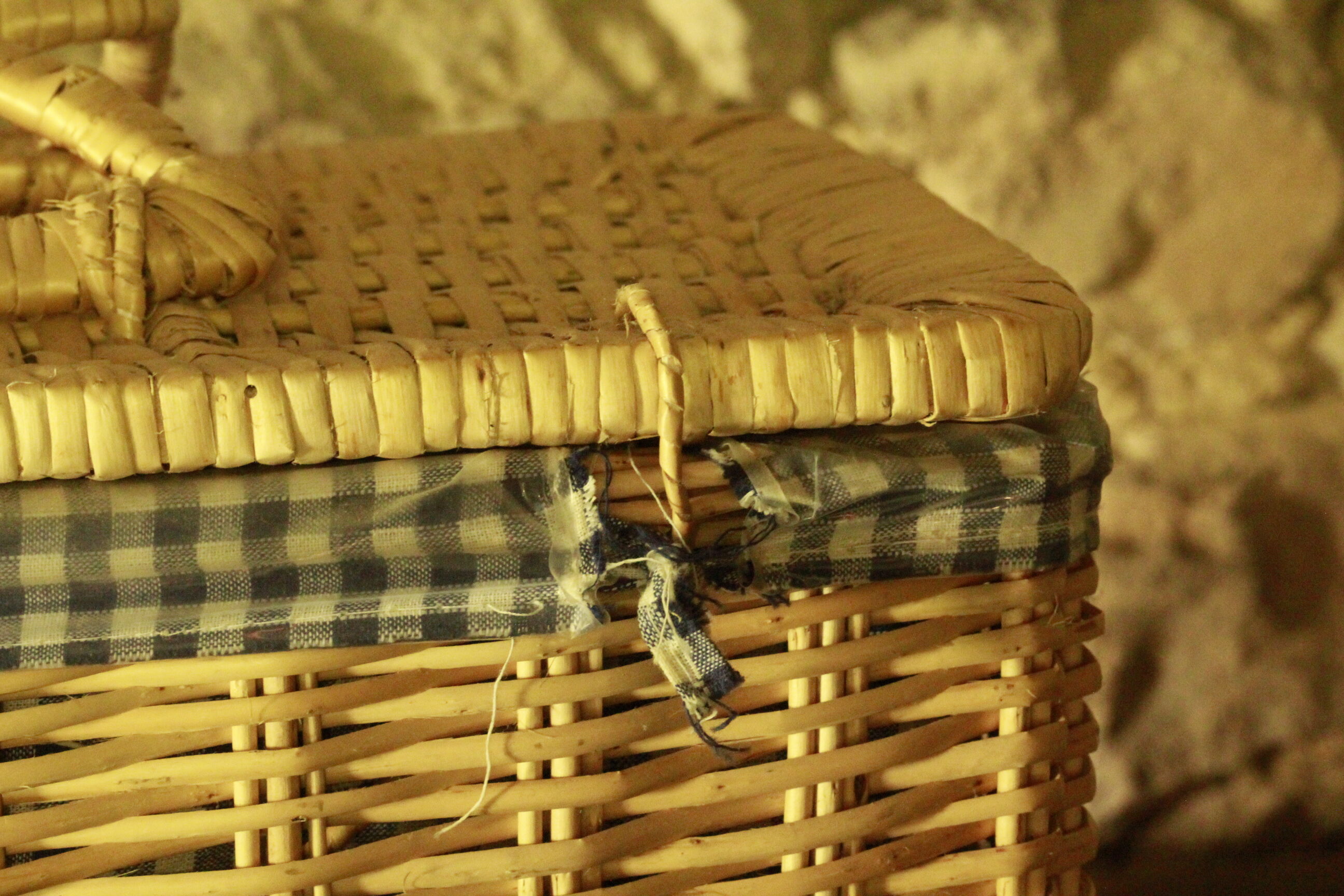 Old picnic basket