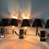 Three pairs of 60/70s neoclassical wall light