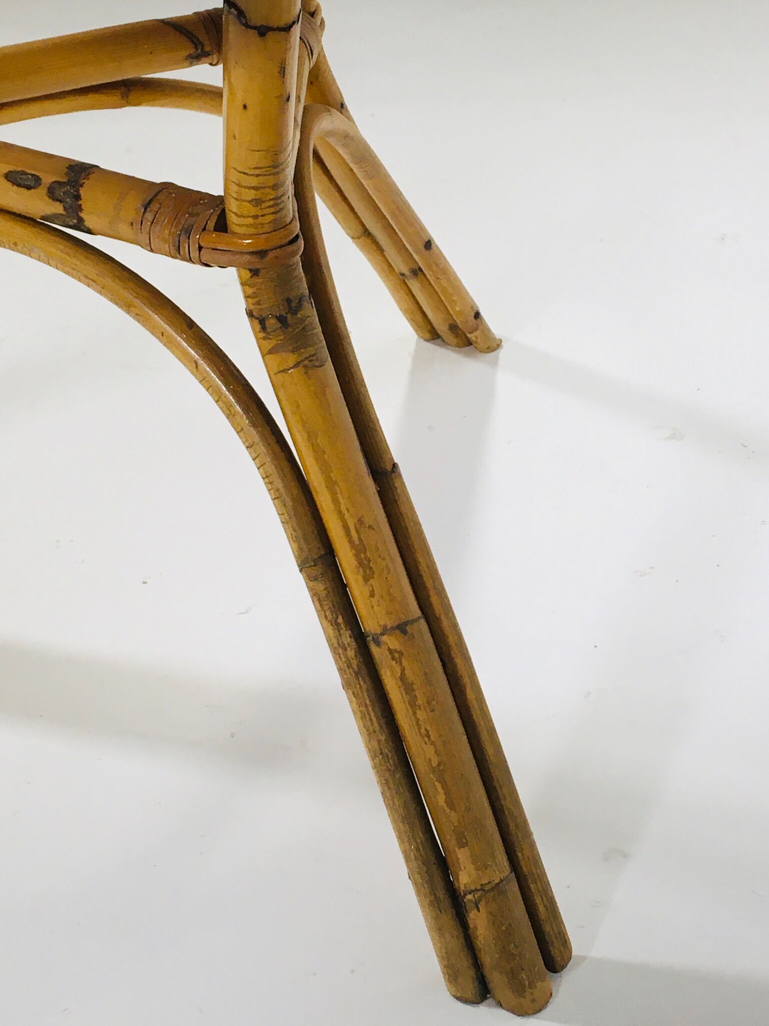 Bamboo coffee table, France 1960