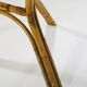 Table basse en bambou, France 1960